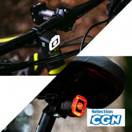ECLAIRAGE VELO AV AR RECHARG.USB-C KHEAX NEKKAR 200/50L FIXATION CINTRE LED - 3663829315655