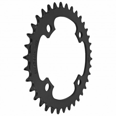 PLATEAU VAE-E-BIKE 4BRA D.104 POUR BOSCH - BROSE - YAMAHA - BAFANG ESJOT 36DTS MONO NOIR ACIER NARROW WIDE - 4251516565545