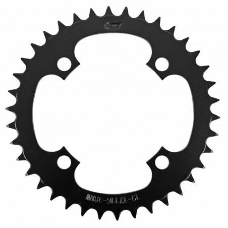 PLATEAU VAE-E-BIKE 4BRA D.104 POUR BOSCH - BROSE - YAMAHA - BAFANG ESJOT 38DTS MONO NOIR ACIER NARROW WIDE - 4251516566474