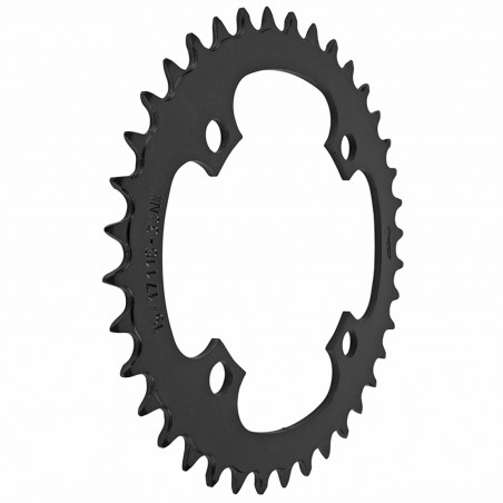 PLATEAU VAE-E-BIKE 4BRA D.104 POUR BOSCH - BROSE - YAMAHA - BAFANG ESJOT 38DTS MONO NOIR ACIER NARROW WIDE - 4251516566474