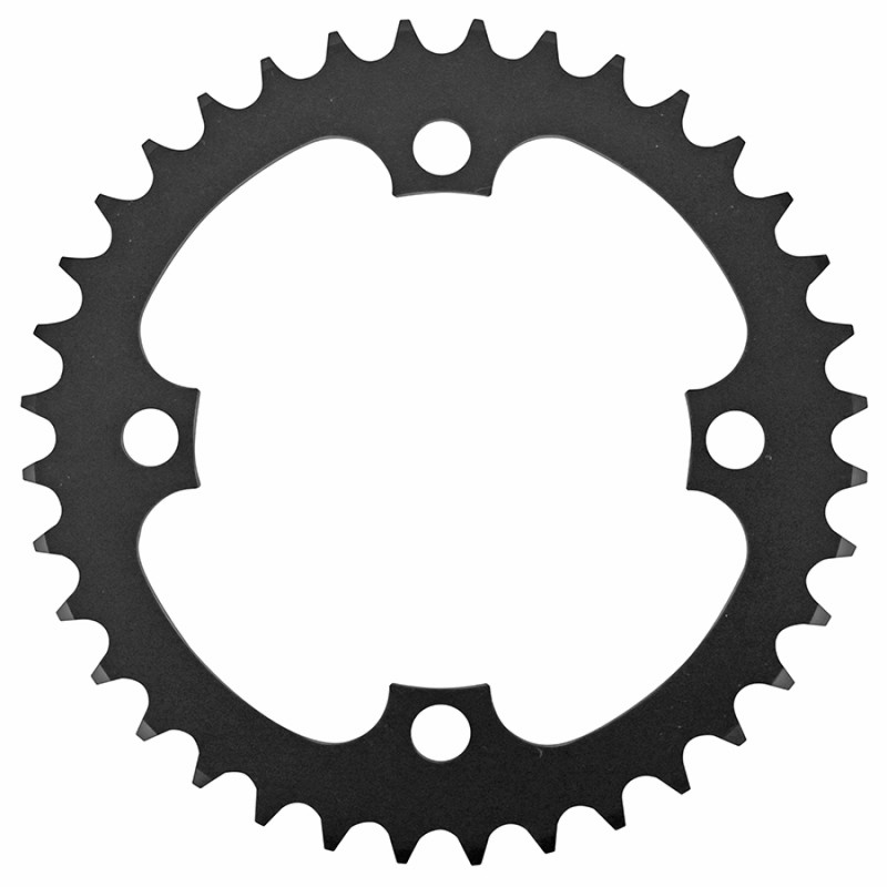 PLATEAU VAE-E-BIKE 4BRA D.104 POUR BOSCH - BROSE - YAMAHA - BAFANG ESJOT 36DTS MONO NOIR ALU - 4251516566597