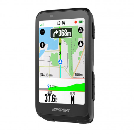 GPS - COMPTEUR IGPSPORT BiNavi COULEUR FULL TACTILE TRANSFLECTIF - CARTOGRAPHIE - ANT  - BLE5 - AUTONOMIE 35H - MULTI