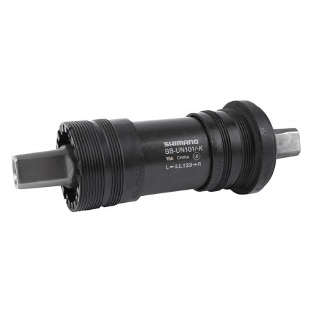 BOITIER PEDALIER SHIMANO CARRE UN101 123mm FILETAGE ANGLAIS - BSC - 1,37x24 (BOITE DE 68mm) (MONTAGE ATELIER) - 3700948302712