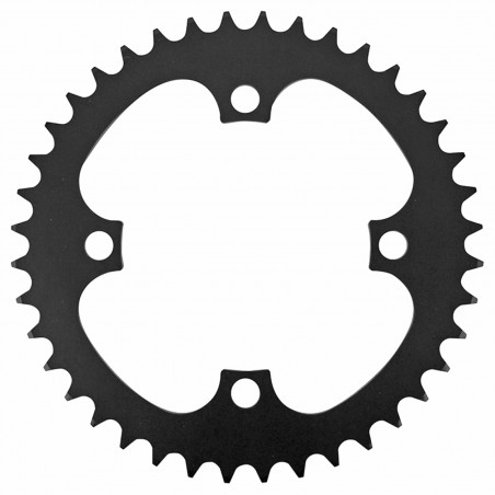 PLATEAU VAE-E-BIKE 4BRA D.104 POUR BOSCH - BROSE - YAMAHA - BAFANG ESJOT 40DTS MONO NOIR ALU - 4251516559247