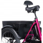 HOUSSE ANTI PLUIE POUR COFFRE DE TRICYCLE LEADER FOX COMPATIBLE LOVELO, CURTIS COULEUR NOIR (INCLUS BLOC DE FIXATION   8 VIS)