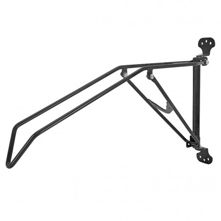 PRESENTOIR-SUPPORT VELO MURAL IBERA POUR 1 VELO FIXATION SUR ROUE COMPATIBLE 20" à 29" (PLIABLE A OSCILLATION LATERALE) -