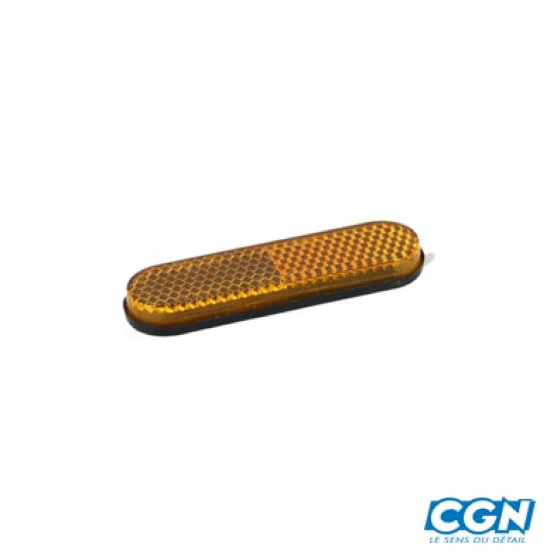 CATADIOPTRE COTE PLATE-FORME ORANGE POUR TROTTINETTE ELECTRIQUE WHEELYOO X7.5 - 3663829315143