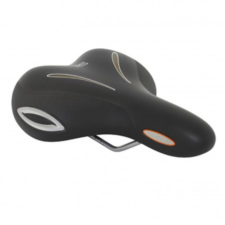 SELLE ROYAL LOISIR LOOKIN EXTRA LARGE NOIR 260x228mm (GEL VISIBLE)