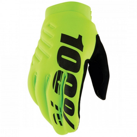 GANTS 100% BRISKER FA22 L FLUO YELLOW/BLACK - 3608670716268