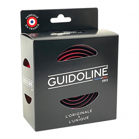 RUBAN DE GUIDON - CINTRE VELOX GRAVEL CONFORT 5mm ROUGE - GUIDOLINE - 3660429367244