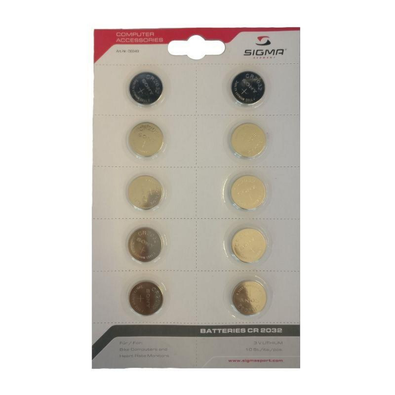 PILE LITHIUM SIGMA CR 2032 3V PACK (10 UNITÉS) - 00349 - 4016224003495