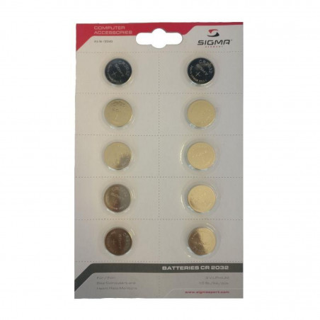 PILE LITHIUM SIGMA CR 2032 3V PACK (10 UNITÉS) - 00349 - 4016224003495
