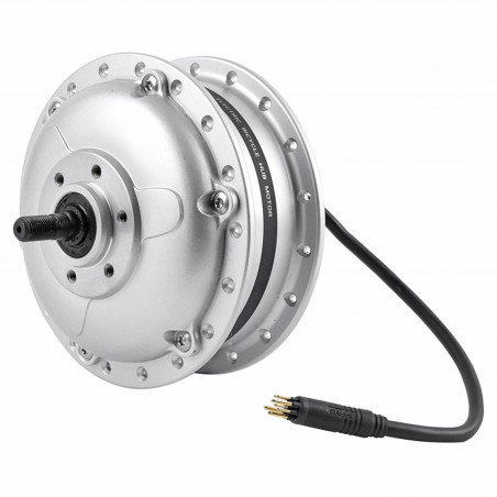 MOTEUR ROUE AVANT VAE BAFANG H400 36V-250W NOIR ENTRAXE 100 mm FREIN A DISQUE AVEC CABLE LG 250mm (FM G311.250.D) -