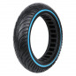 PNEU TROTTINETTE PLEIN 8.5 X 2.00 NOIR LISERET BLEU - NOIR- LARGEUR INTERIEUR 36 mm (POUR CECOTEC BONGO SERIE A, CECOTEC BONGO