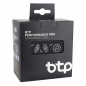 RUBAN DE GUIDON - CINTRE BTP PERFORMANCE PRO NOIR MOTIFS REFLECHISSANTS AVEC BOUCHONS (CONFORTABLE EPAISSEUR 3mm) -