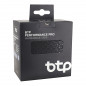 RUBAN DE GUIDON - CINTRE BTP PERFORMANCE PRO NOIR MOTIFS SYMETRIQUES NOIR BRILLANT AVEC BOUCHONS (CONFORTABLE EPAISSEUR 3mm) -