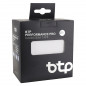 RUBAN DE GUIDON - CINTRE BTP PERFORMANCE PRO BLANC REFLECHISSANT AVEC BOUCHONS (CONFORTABLE EPAISSEUR 3mm) - 3700948302828