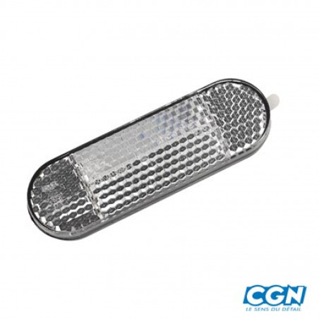 CATADIOPTRE BLANC AVANT POUR TROTTINETTE ELECTRIQUE WHEELYOO X9 - 3663829314924