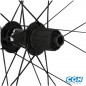 ROUE VTT 27.5" AR K7 JANTE NOIR SHIMANO MT500 DISQUE CENT. 8/9/10/11V AXE TRAVERS. 12X142 - 4524667236481