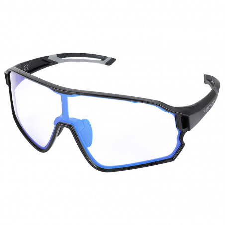 LUNETTES VELO ADULTE VISIONAIR PHOTOCHROMIC MONTURE NOIR - BLEU (VERRES QUI S'ADAPTENT AUTOMATIQUEMENT A LA LUMINOSITE) -
