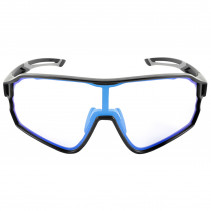 LUNETTES VELO ADULTE VISIONAIR PHOTOCHROMIC MONTURE NOIR - BLEU (VERRES QUI S'ADAPTENT AUTOMATIQUEMENT A LA LUMINOSITE) -