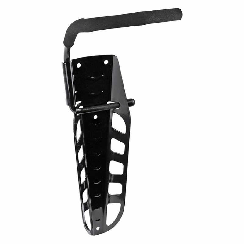 PRESENTOIR-SUPPORT VELO MURAL A CROCHET POUR FAT BIKE JUSQU'A 4.25'' AVEC SYSTEME ANTIVOL NON INCLUS (FIXATION VELO ROUE) -