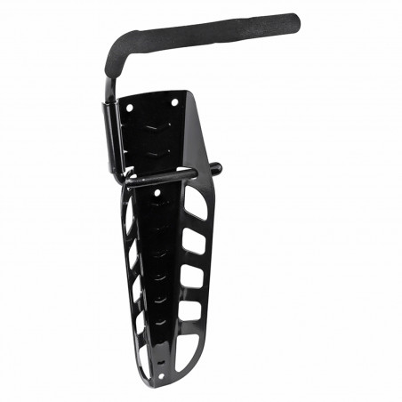 PRESENTOIR-SUPPORT VELO MURAL A CROCHET POUR FAT BIKE JUSQU'A 4.25'' AVEC SYSTEME ANTIVOL NON INCLUS (FIXATION VELO ROUE) -