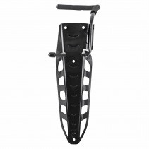 PRESENTOIR-SUPPORT VELO MURAL A CROCHET POUR FAT BIKE JUSQU'A 4.25'' AVEC SYSTEME ANTIVOL NON INCLUS (FIXATION VELO ROUE) -