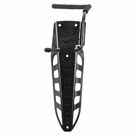 PRESENTOIR-SUPPORT VELO MURAL A CROCHET POUR FAT BIKE JUSQU'A 4.25'' AVEC SYSTEME ANTIVOL NON INCLUS (FIXATION VELO ROUE) -