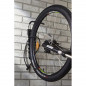 PRESENTOIR-SUPPORT VELO MURAL A CROCHET POUR FAT BIKE JUSQU'A 4.25'' AVEC SYSTEME ANTIVOL NON INCLUS (FIXATION VELO ROUE) -