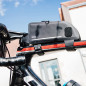SACOCHE DE CADRE VELO ZEFAL Z ADVENTURE T1 NOIR FIXATION VELCRO (L 50 x L 220 x h 100mm - 1LITRE) CHARGE MAXI 1kgs