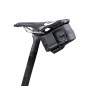 SACOCHE DE SELLE VELO ZEFAL Z OFF-ROAD PACK NOIR ETANCHE FIXATION VELCROS (L 80 x l 120 x h 60mm -  0.6LITRE) CHARGE MAXI 1kgs