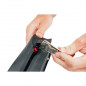 SACOCHE DE CADRE VELO ZEFAL Z ADVENTURE T1 BOLT NOIR FIXATION VELCRO (L 50 x L 220 x h 100mm - 1LITRE) CHARGE MAXI 1kgs