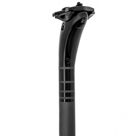 TIGE DE SELLE DEDA RS 31.6 350 mm CARBONE NOIR POB - 8055774366717