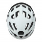 CASQUE VELO CITY ADULTE POLISPORT CITY-MOVE IN-MOLD BLANC MAT AVEC VISIERE NOIR TAILLE 58-61 SYSTEM QUICK LOCK