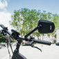 RETROVISEUR VELO DROIT ZEFAL ESPION E80 DROIT RABATTABLE FIXATION SUR CINTRE COLLIER (MIROIR 80 cm2)