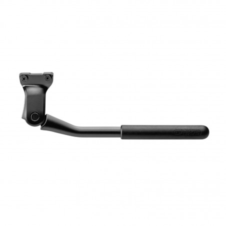 BEQUILLE VELO LATERALE ARRIERE URSUS MOOI   24-28'' NOIR REGLABLE FIXATION 2 VIS SUR BASE ENTRAXE 40mm - SUPPORTE 40Kgs (LIVRE