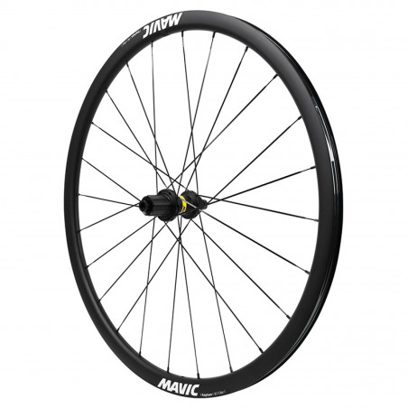 ROUE ROUTE DISQUE 700 MAVIC KSYRIUM 30 ARRIERE CASSETTE SHIMANO 11-10V CENTERLOCK TUBELESS READY AXE TRAVERSANT 12-142 NOIR 