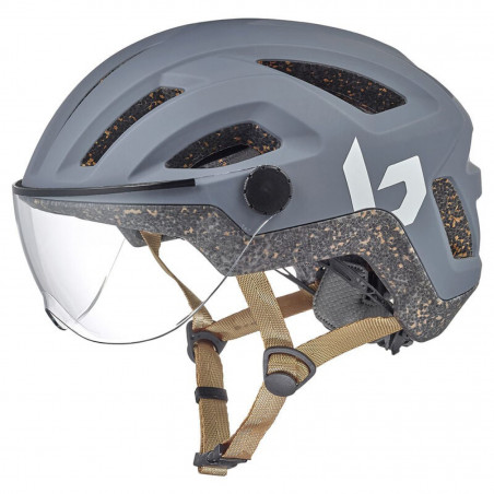 CASQUE BOLLE REACT VISOR GRIS CLAIR MAT TRANSP.CAT 0 S 52-55 - 848391078921
