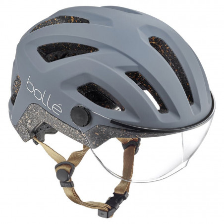 CASQUE BOLLE REACT VISOR GRIS CLAIR MAT TRANSP.CAT 0 S 52-55 - 848391078921