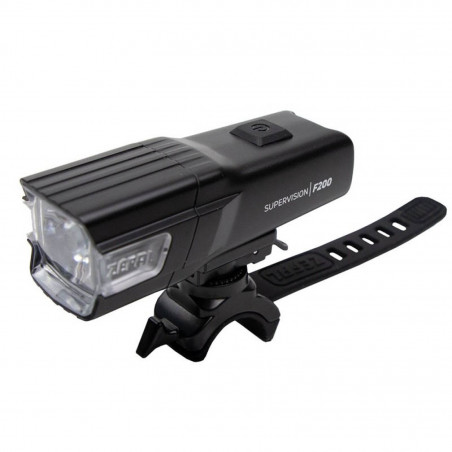 ÉCLAIRAGE AVANT ZEFAL SUPERVISION F200 USB NOIR - 3420586602127