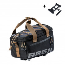 SACOCHE PORTE-BAGAGE BASIL MILES MIK 2.0 7L IMPER. GRIS/NOIR - 8715019183102
