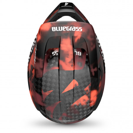CASQUE BLUEGRASS LEGIT CARBON ORANGE CORAIL FUMÉ BRILL.54-56 - 8015190290140