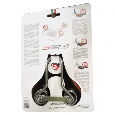 SELLE SELLE BASSANO AMATA UNISEX CREAM SPRING SADDLE - 8032909916740