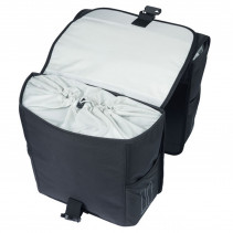 SACOCHES BASIL GO AVEC PLAQUE MIK 2.0 32L POLYESTER NOIR - 8715019184710