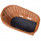 PANIER POUR CHIENS BASIL PASJA L MIK 2.0 38L OSIER MARRON - 8715019540257