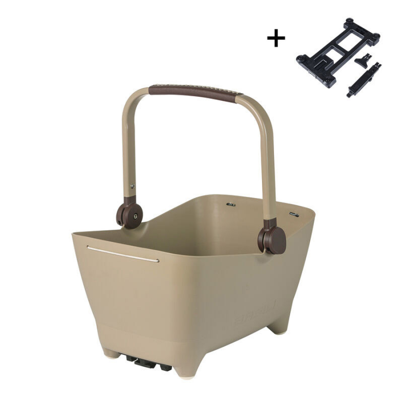 PANIER POUR CHIENS BASIL BUDDY MIK 2.0 32L PLASTIQUE BEIGE - 8715019200281