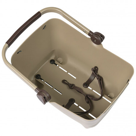 PANIER POUR CHIENS BASIL BUDDY MIK 2.0 32L PLASTIQUE BEIGE - 8715019200281
