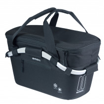 PANIER ARRIÈRE BASIL CARRY ALL ISO PLAQUE MIK 2.0 18L NOIR - 8715019113529