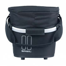 PANIER ARRIÈRE BASIL CARRY ALL ISO PLAQUE MIK 2.0 18L NOIR - 8715019113529